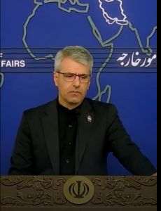 Sursă foto: Facebook / Esmaeil Baghai; Purtătorul de cuvânt al ministerului iranian de Externe